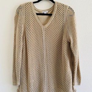 Mesh Long Sleeved Sweater - XL